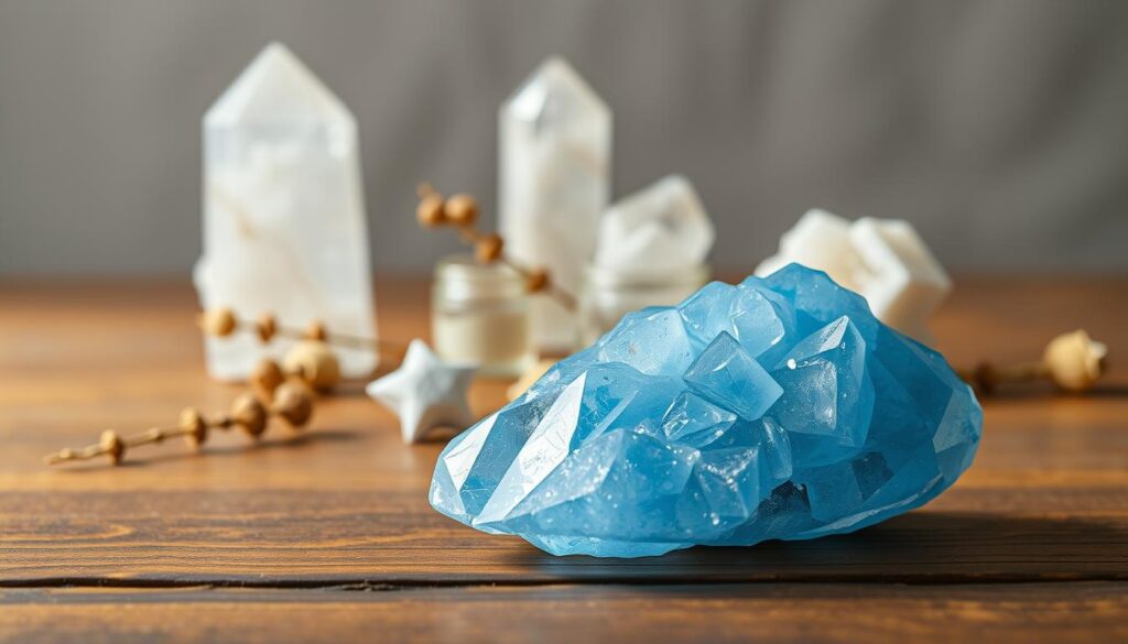Niebieski kalcyt oczyszczanie